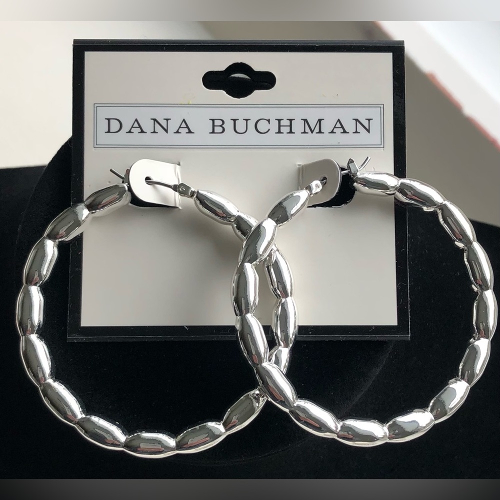 Dana Buchman Braided Click-It Hoop Earrings